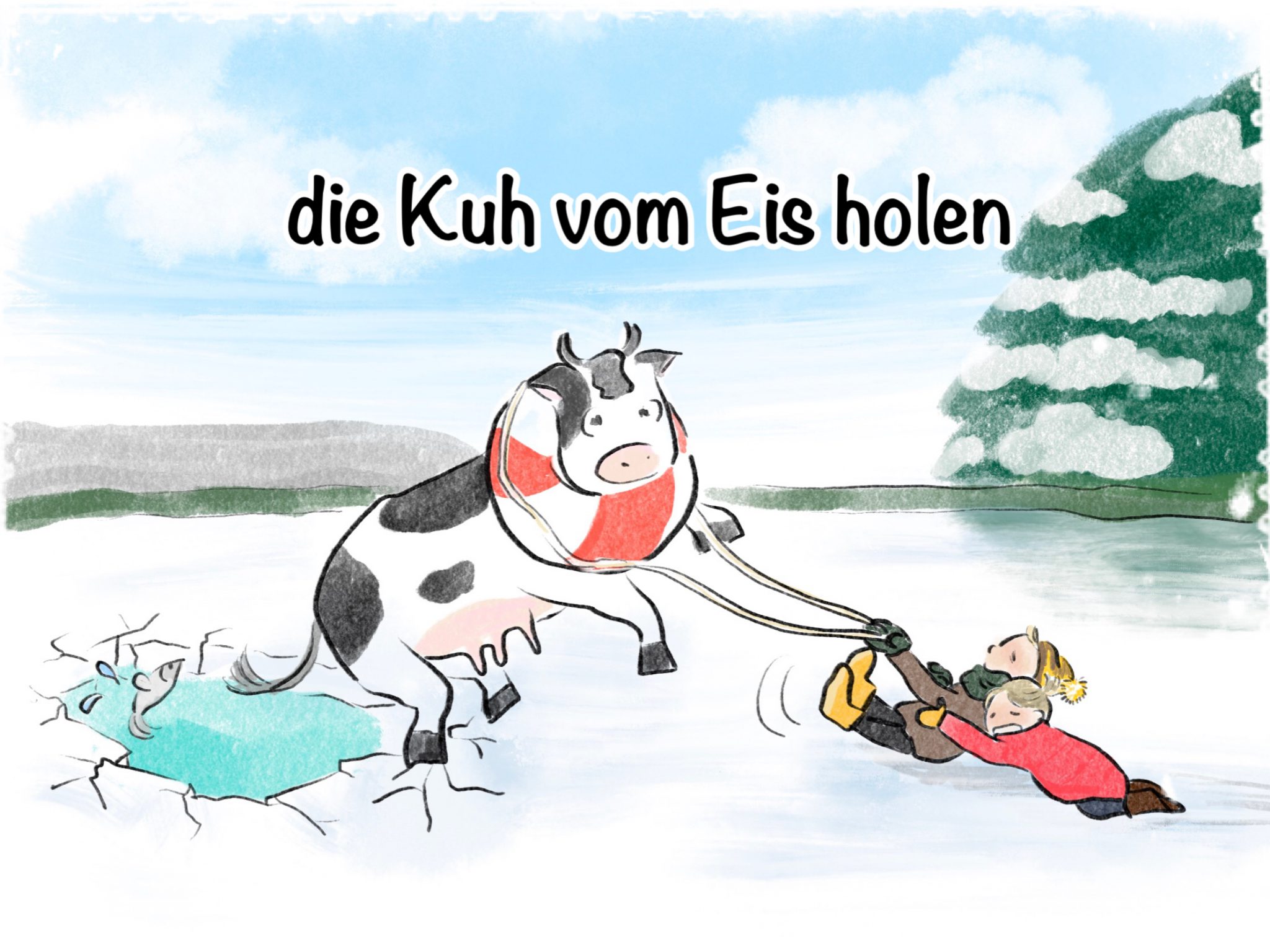 Die Kuh Vom Eis Holen 【今週のドイツ語】die Kuh vom Eis holen